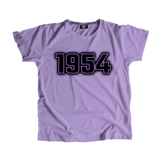 1954 Year Men Women Unisex T-Shirt (Irish Lavender)