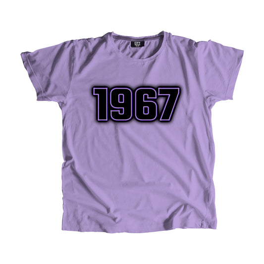 1967 Year Men Women Unisex T-Shirt (Irish Lavender)