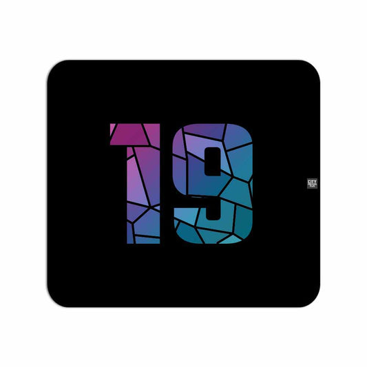 19 Number Mouse pad