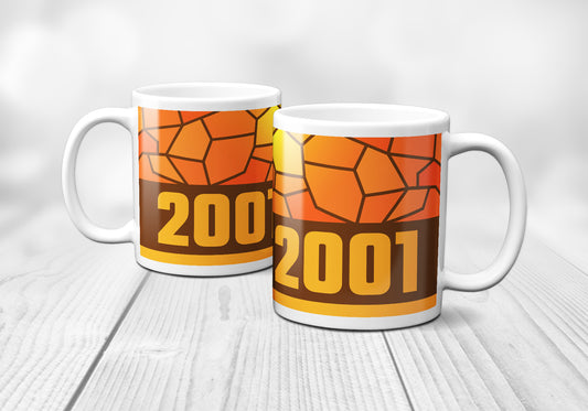 2001 Year Mug (11oz, Brown)