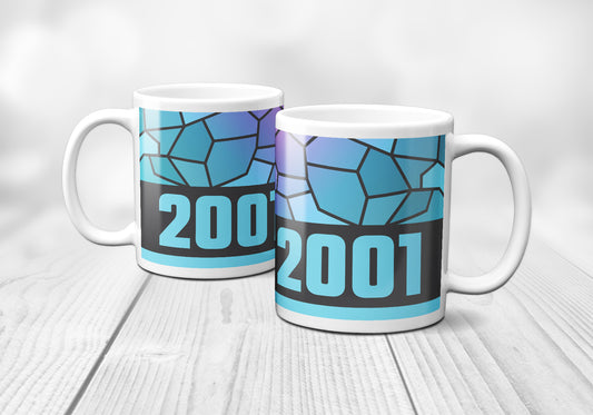 2001 Year Mug (11oz, Charcoal Grey)