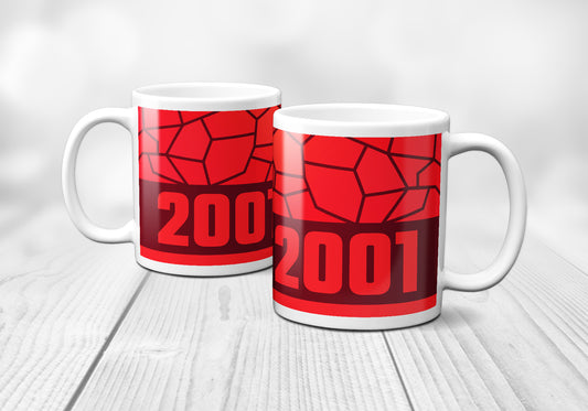 2001 Year Mug (11oz, Maroon)