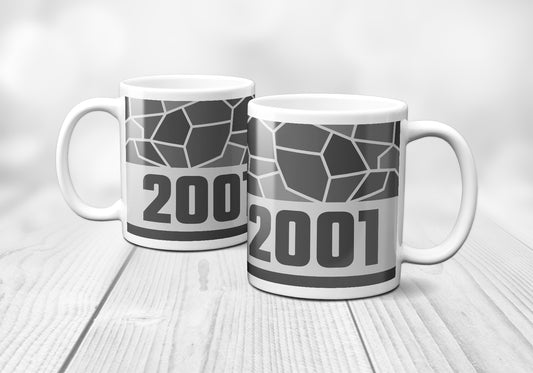 2001 Year Mug (11oz, Melange Grey)