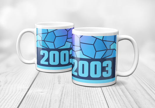 2003 Year Mug (11oz, Navy Blue)