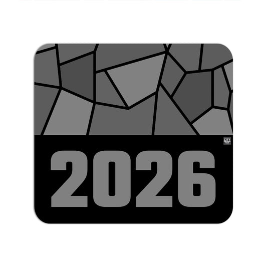 2026 Year Mouse pad (Black)