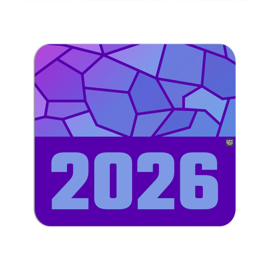 2026 Year Mouse pad (Purple)