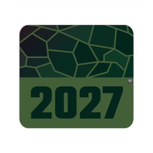 2027 Year Mouse pad (Olive Green)