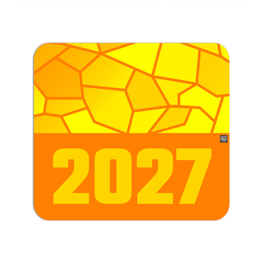 2027 Year Mouse pad (Orange)