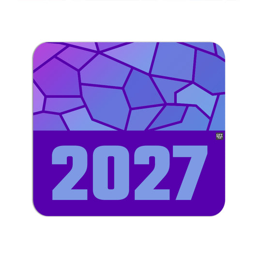 2027 Year Mouse pad (Purple)