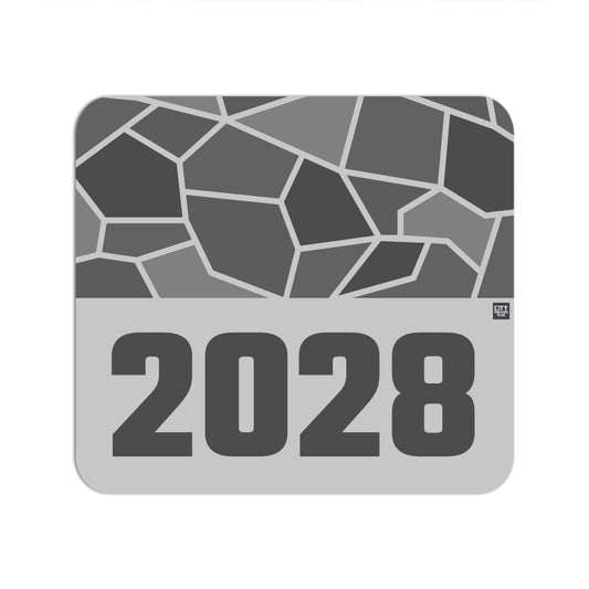 2028 Year Mouse pad (Melange Grey)