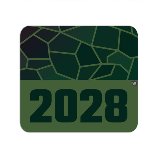 2028 Year Mouse pad (Olive Green)