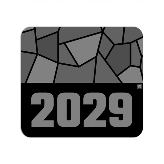 2029 Year Mouse pad (Black)