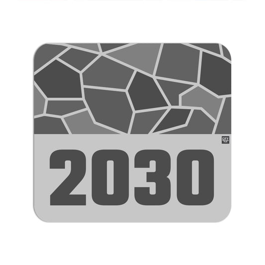 2030 Year Mouse pad (Melange Grey)