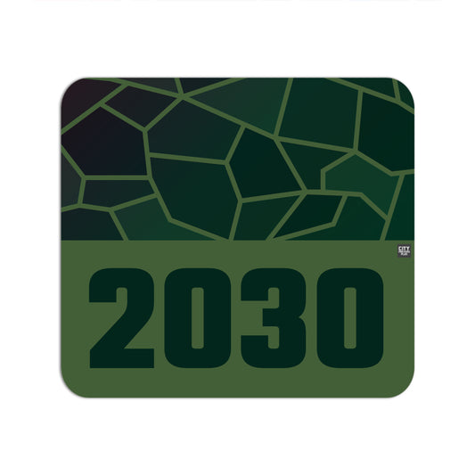 2030 Year Mouse pad (Olive Green)