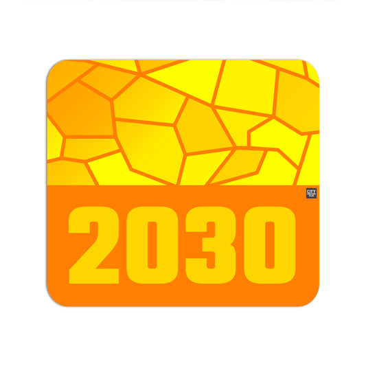 2030 Year Mouse pad (Orange)