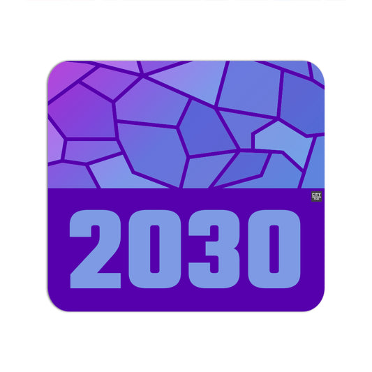 2030 Year Mouse pad (Purple)