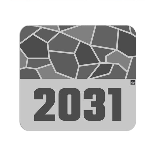 2031 Year Mouse pad (Melange Grey)