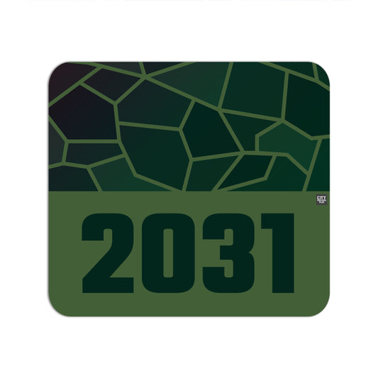 2031 Year Mouse pad (Olive Green)