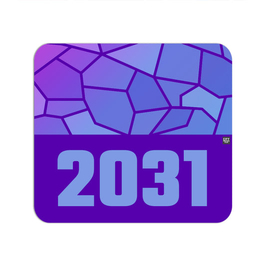 2031 Year Mouse pad (Purple)