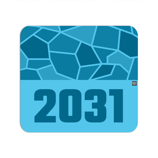 2031 Year Mouse pad (Sky Blue)