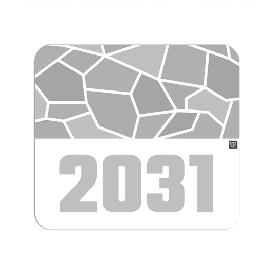 2031 Year Mouse pad (White)