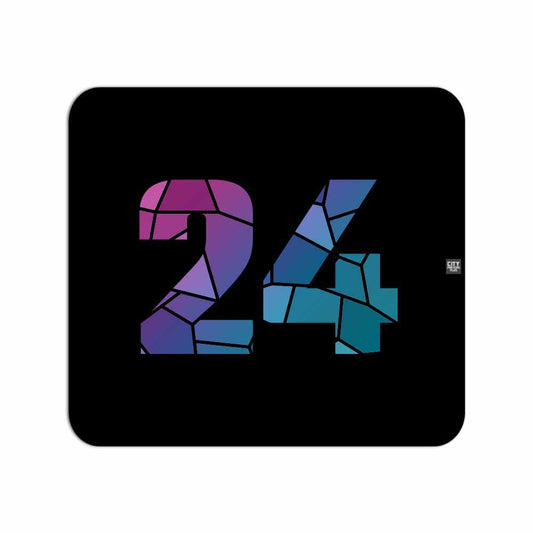 24 Number Mouse pad