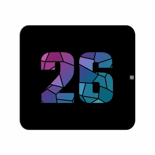 26 Number Mouse pad
