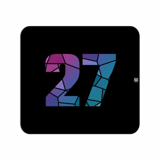 27 Number Mouse pad