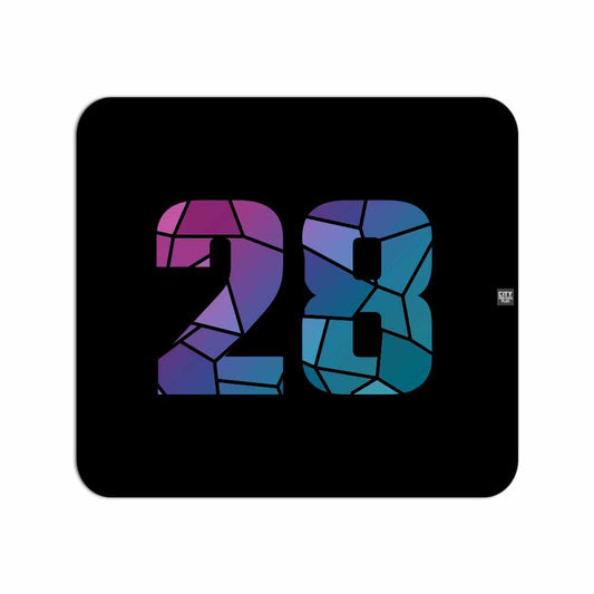 28 Number Mouse pad