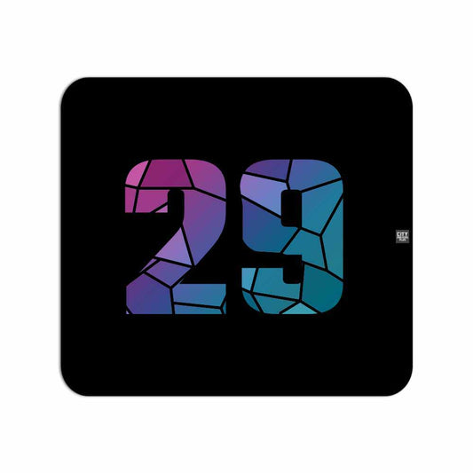 29 Number Mouse pad
