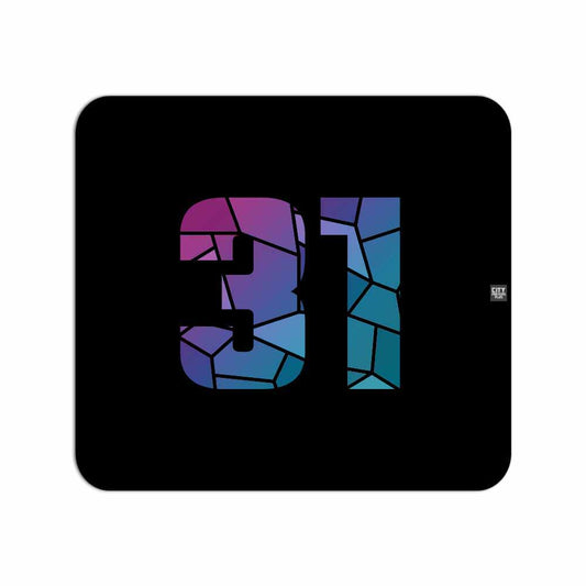 31 Number Mouse pad