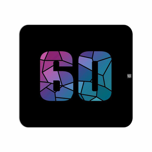 60 Number Mouse pad