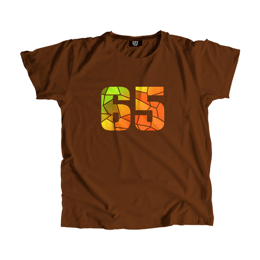 65 Number Kids T-Shirt (Brown)