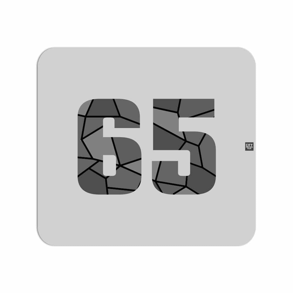 65 Number Mouse pad
