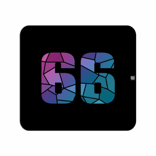 66 Number Mouse pad