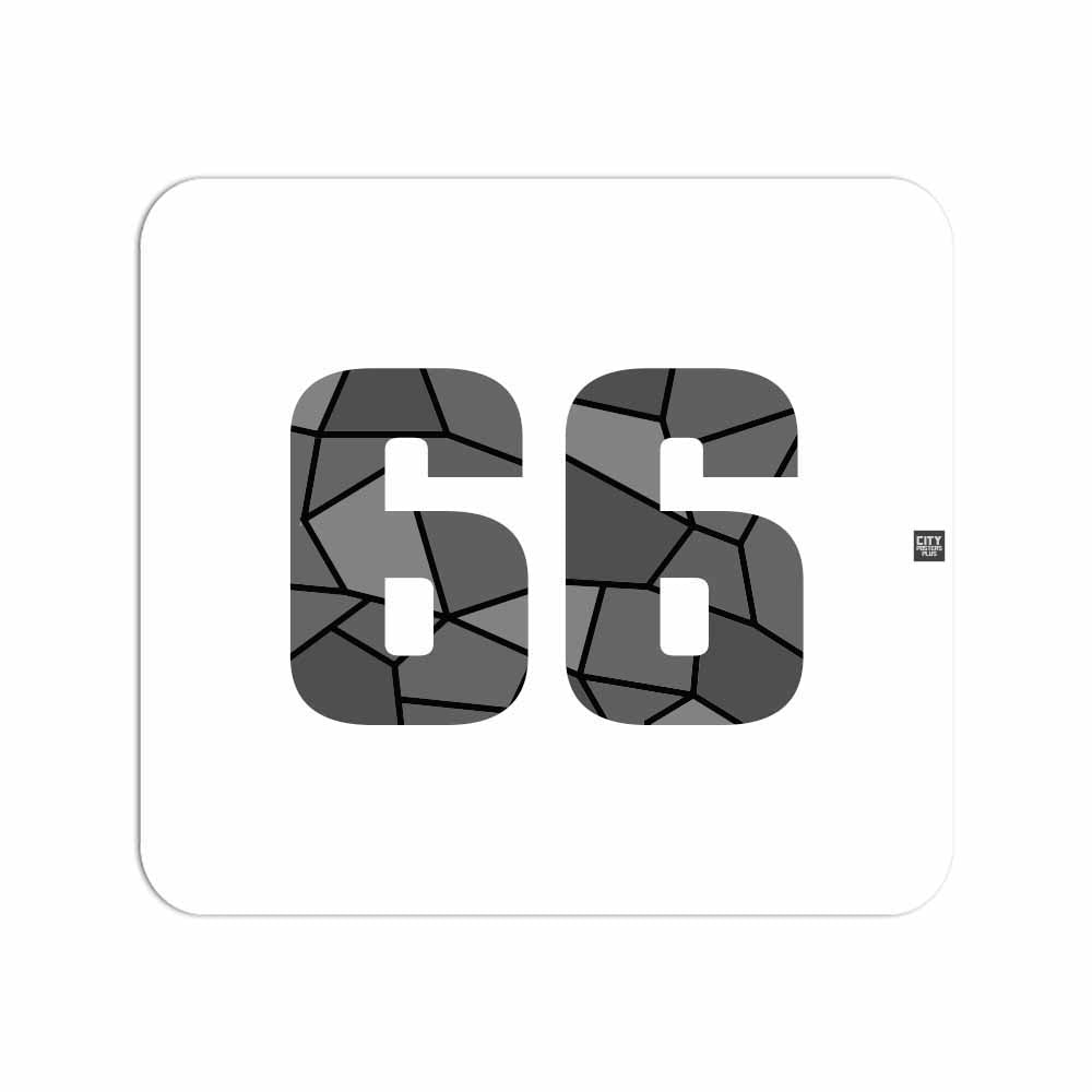 66 Number Mouse pad