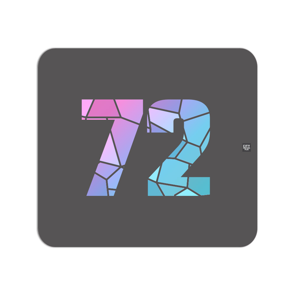 72 Number Mouse pad