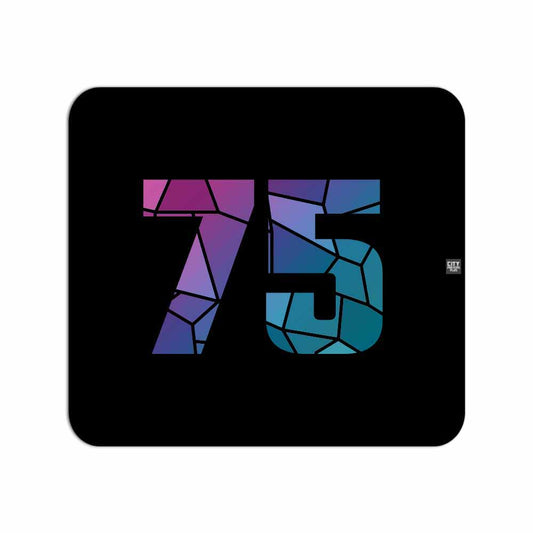 75 Number Mouse pad