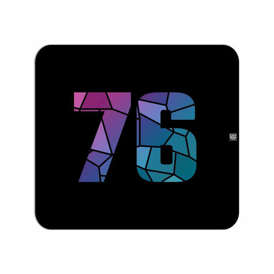 76 Number Mouse pad