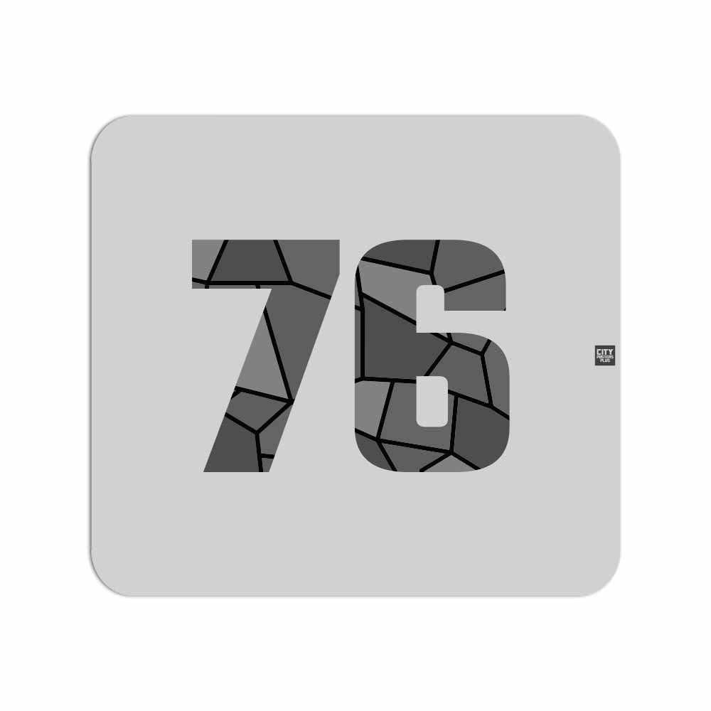 76 Number Mouse pad