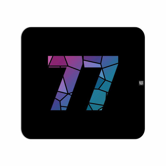 77 Number Mouse pad