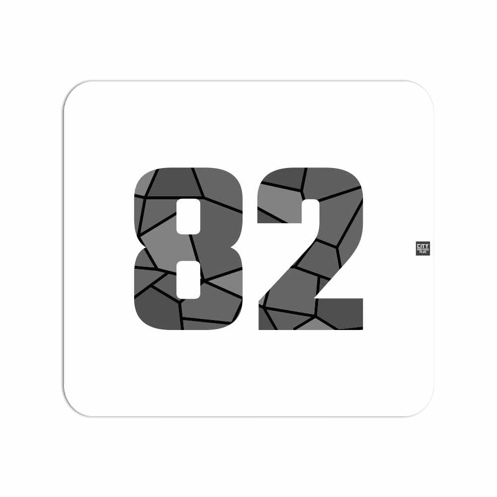 82 Number Mouse pad