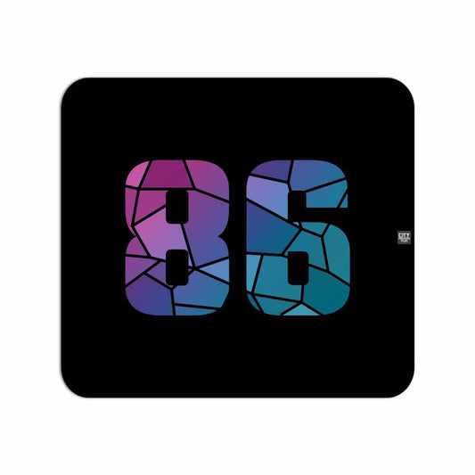 86 Number Mouse pad