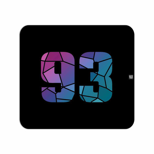 93 Number Mouse pad