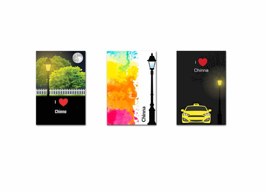 Chinna Canvas Poster Print (3 pieces)