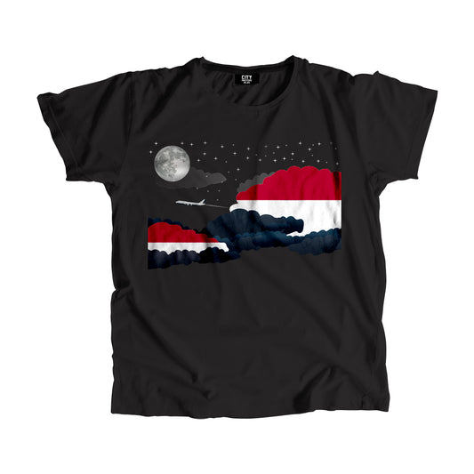 Indonesia Flags Night Clouds Unisex T-Shirt