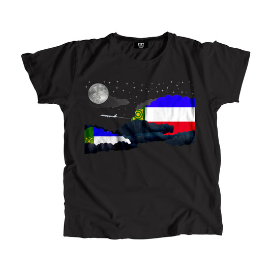 Khakassia Flags Night Clouds Unisex T-Shirt