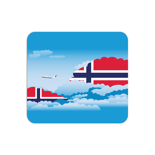Norway Flag Day Clouds Mouse pad 