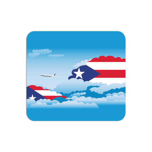 Puerto Rico Flag Day Clouds Mouse pad 