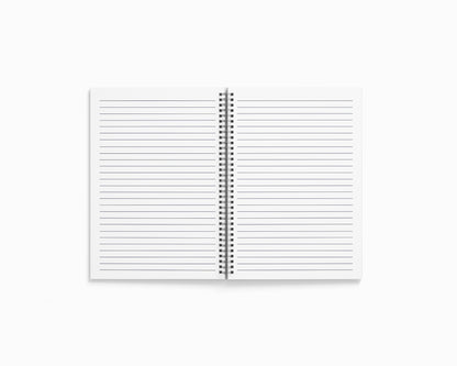 50 Number Notebook (Melange Grey, A5 Size, 100 Pages, Ruled, 4 Pack)
